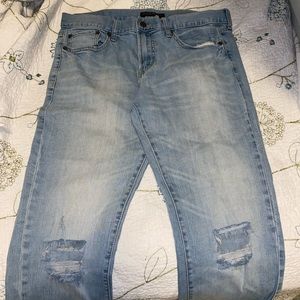 aeropostale skinny jeans with knee slits